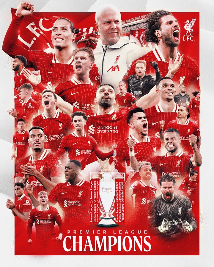 Liverpool Win 2024-2025 Premier League Title After Humiliating Tottenham At Anfield
