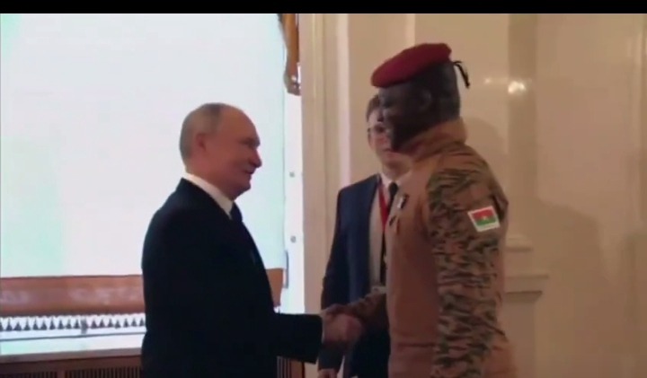 Reactions As President Putin welcomes Burkina Faso’s President, Ibrahim Traore at the Kremlin Reactions As President Putin welcomes Burkina Faso’s President, Ibrahim Traore at the Kremlin