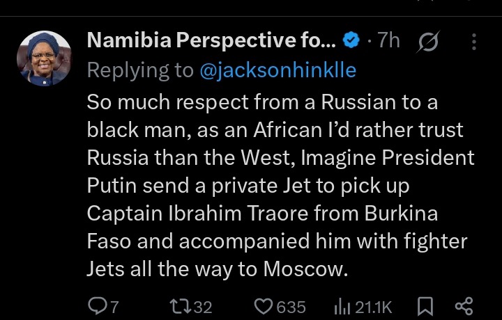Reactions As President Putin welcomes Burkina Faso’s President, Ibrahim Traore at the Kremlin Reactions As President Putin welcomes Burkina Faso’s President, Ibrahim Traore at the Kremlin