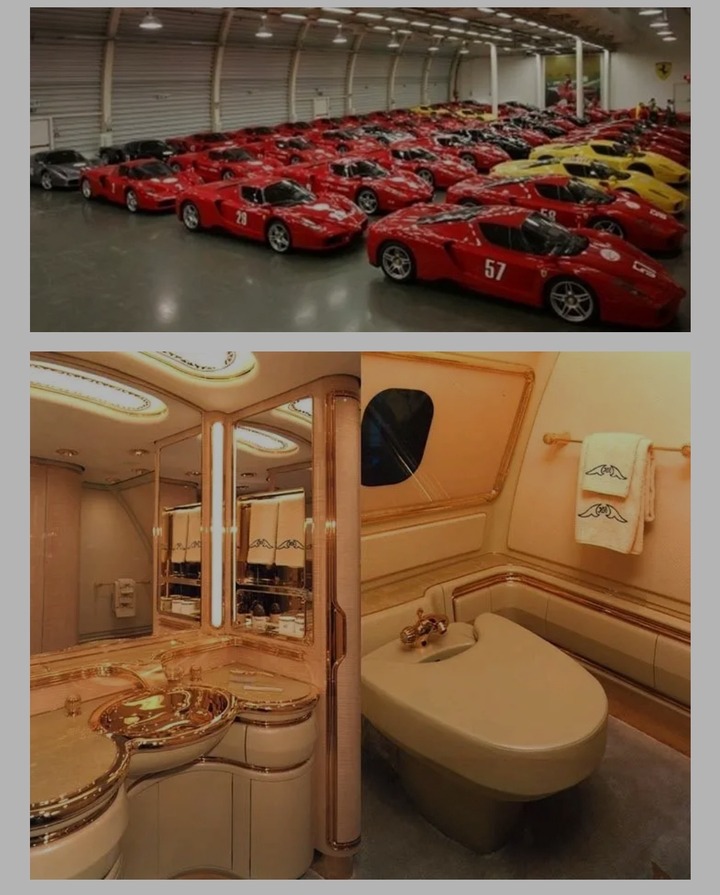 Meet the man who lived in golden palace, has7000 cars and the only golden private jet in world