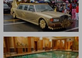Meet the man who lived in golden palace, has7000 cars and the only golden private jet in world
