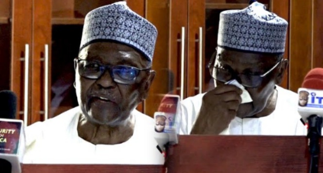 General Yakubu Gowon Fight Tears As He Narrates Muritala Mohammed’s Coup That Took Him Out Of Power
