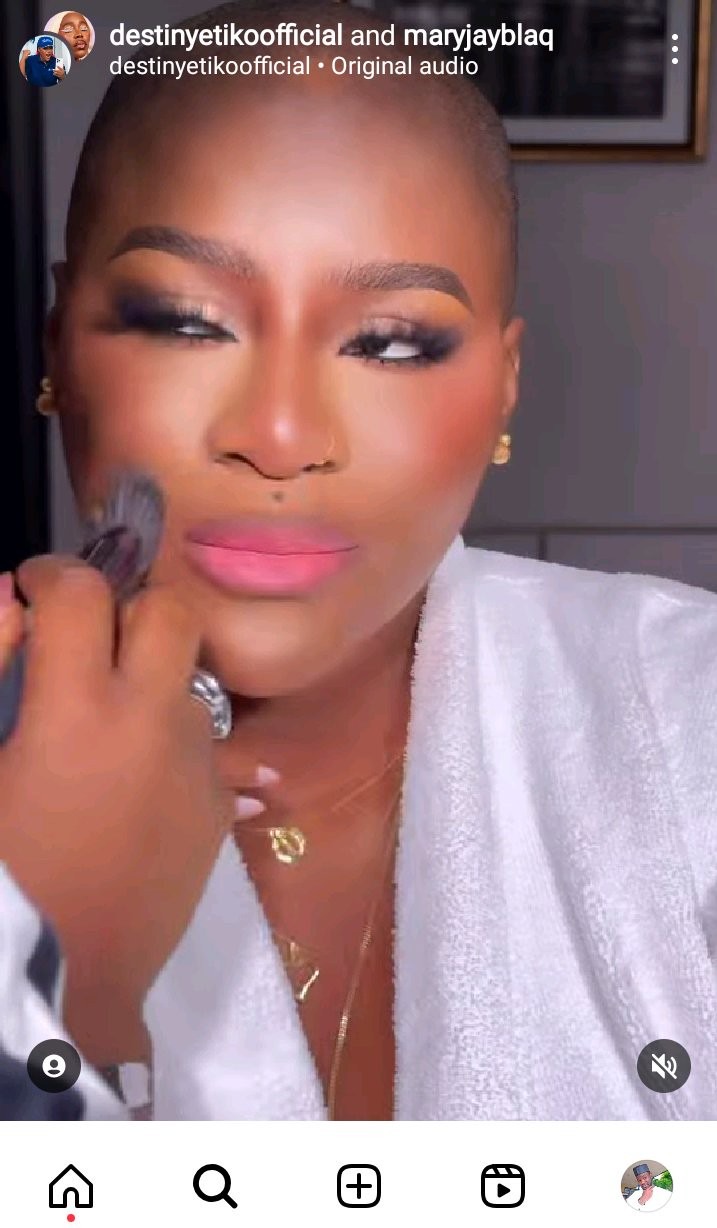 Reactions as Destiny Etiko Shares Her New Look After Shaving Her Hair [PHOTOS]