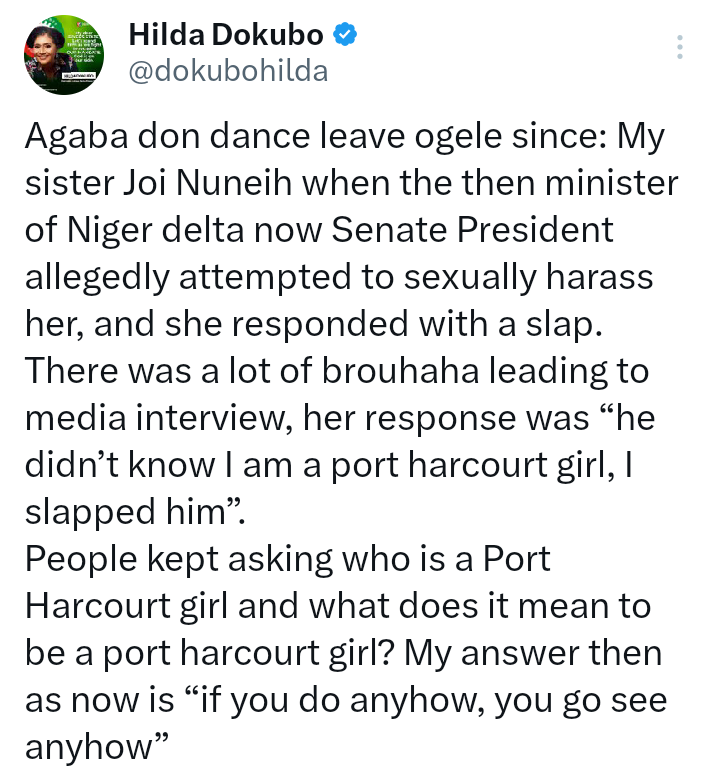 They Told Rivers Women The President's Wife Was Coming Then They Brought Administrator's Wife-According to Dokubo They Told Rivers Women The President's Wife Was Coming Then They Brought Administrator's Wife-According to Dokubo