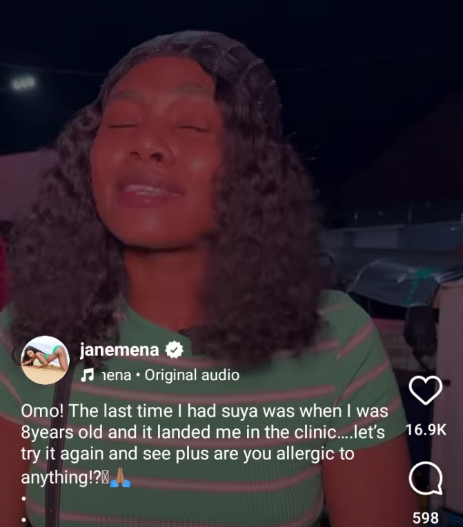 After Eating The Suya, I Found Myself In The Hospital, I Was Just 8 Years Old-Janemena